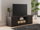 Cayboni 71" TV Stand with Electric Fireplace