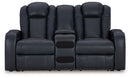 Fyne-Dyme Power Reclining Loveseat with Console