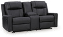 Mackmenville Reclining Loveseat with Console