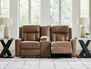 Mackmenville Reclining Loveseat with Console