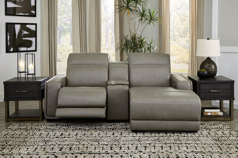 Correze Power Reclining Sectional with Chaise