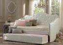 WHITE DAY BED WITH TRUNDLE - B900