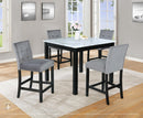 PUB TABLE AND 4 X PUB CHAIRS - D316-5
