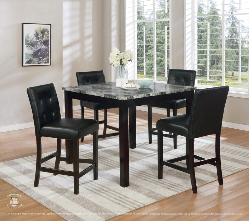 NATIONWIDE PUB TABLE AND 4 X PUB CHAIRS - D319-5 image