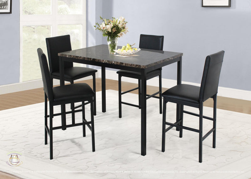 NATIONWIDE PUB TABLE AND 4 X PUB CHAIRS - D394-5 image