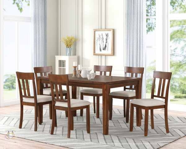 NATIONWIDE TABLE AND 6 X SIDE CHAIRS - D424-7 image