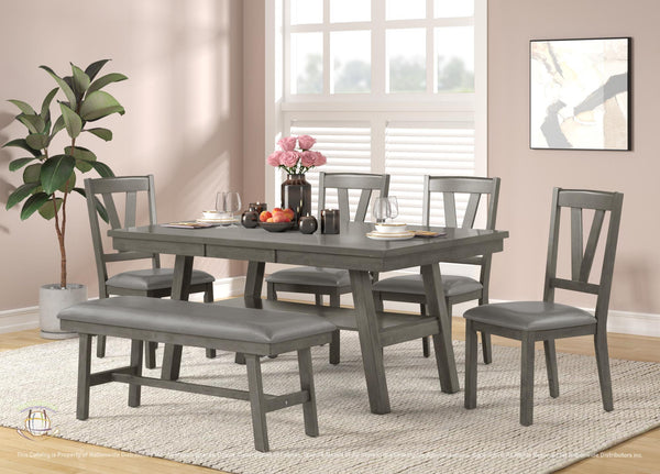 NATIONWIDE TABLE AND 4 X SIDE CHAIRS - D436-5 image