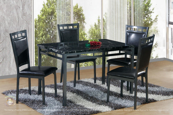 NATIONWIDE TABLE AND 4 X SIDE CHAIRS - D797-5 image