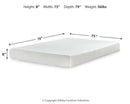 Chime 8 Inch Memory Foam Mattress in a Box