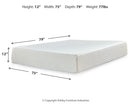 Chime 12 Inch Memory Foam Mattress in a Box