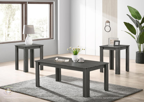 NATIONWIDE COCKTAIL AND 2 END TABLES T577-3 image