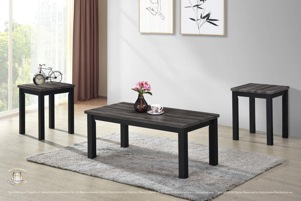 NATIONWIDE COCKTAIL AND 2 END TABLES T706-3 image