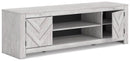 Cayboni 71" TV Stand with Electric Fireplace